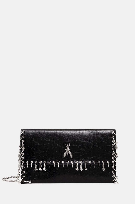 Kabelka Patrizia Pepe přírodní kůže černá 2B5460.L130