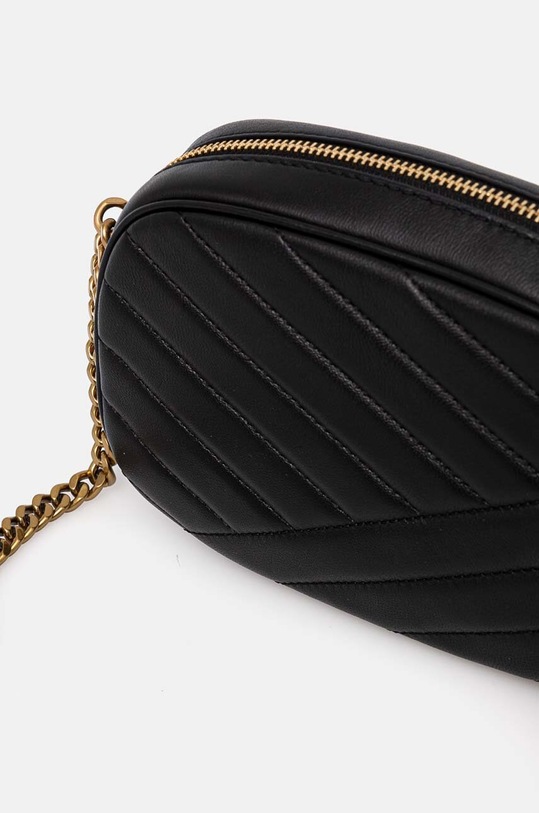 Tory Burch torebka skórzana Kira Chevron czarny 152353.001
