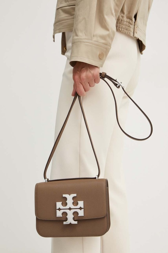 Tory Burch poseta de piele Eleanor Pebbled 155671.250