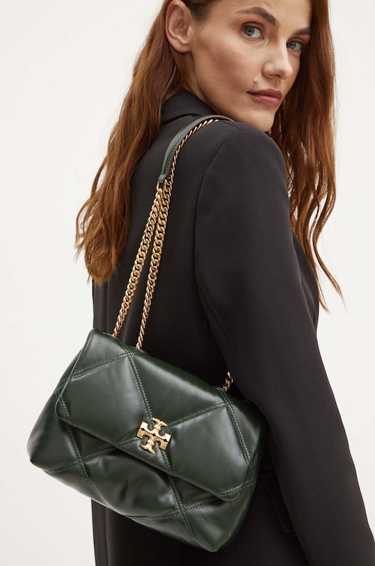 Kožená kabelka Tory Burch Kira Diamond 158440.312
