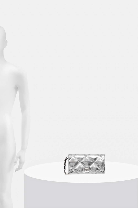 Шкіряна сумочка Tory Burch Kira Metallic Diamond 158631.040