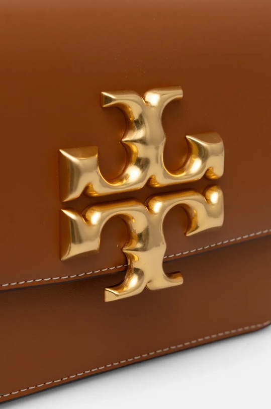 Kožna torba Tory Burch Eleanor 73589.201 smeđa