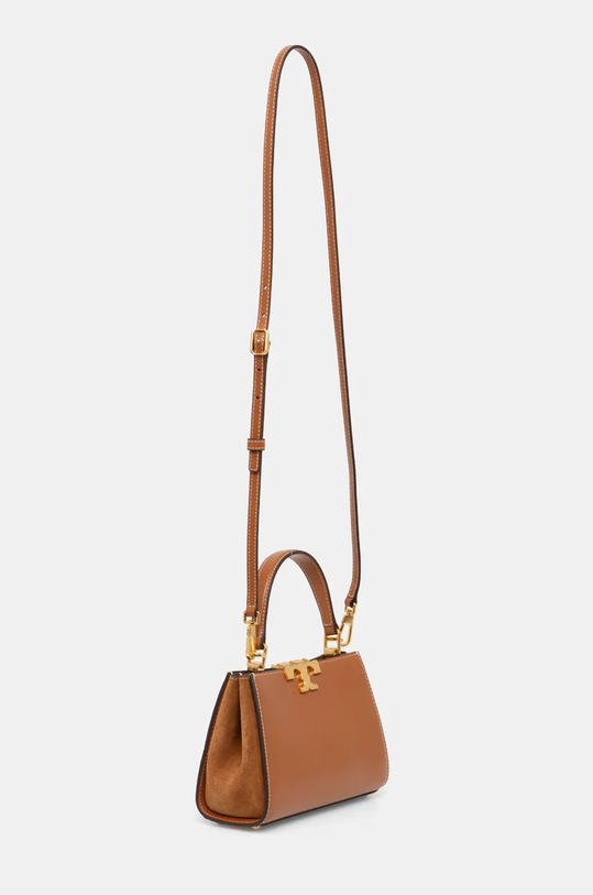 Kožená kabelka Tory Burch Eleanor 154816.201 hnědá AW24