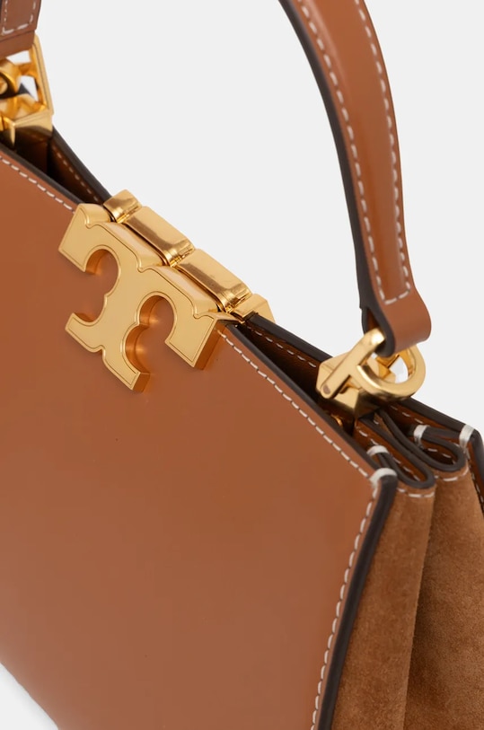 Kožená kabelka Tory Burch Eleanor hnědá 154816.201
