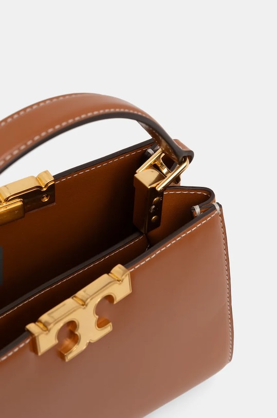 Kožená kabelka Tory Burch Eleanor 154816.201 hnědá