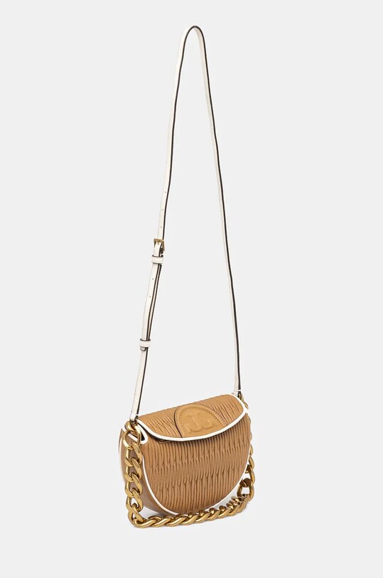 Кожаная сумочка Tory Burch Fleming 158474.200 коричневый AW24