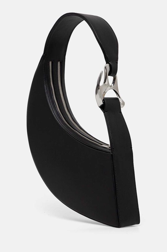 Kožená kabelka Heliot Emil HE.15.66.BLK01 čierna AW24