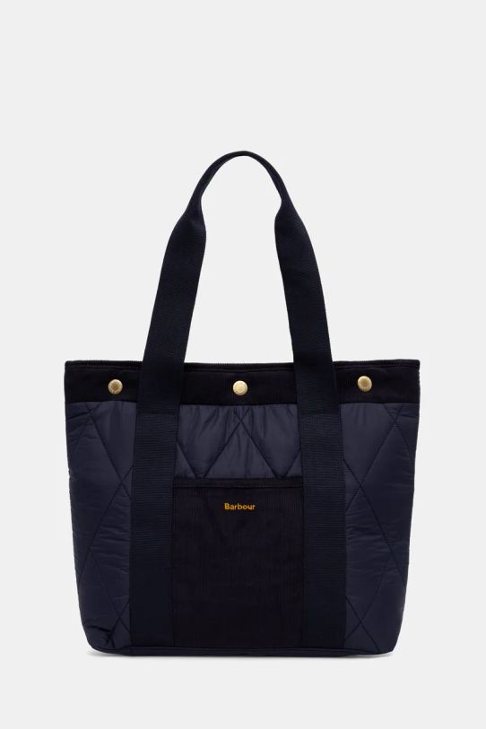 Сумочка Barbour мелкий узор тёмно-синий LBA0433