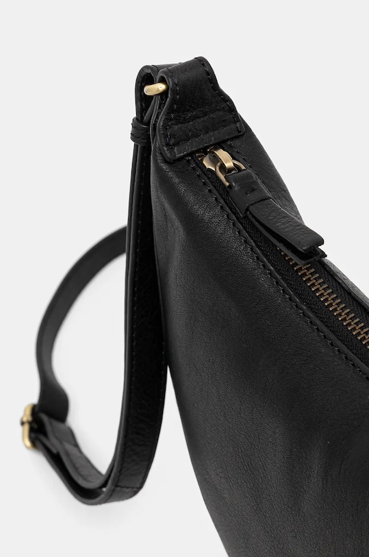 Barbour torebka skórzana czarny LBA0428