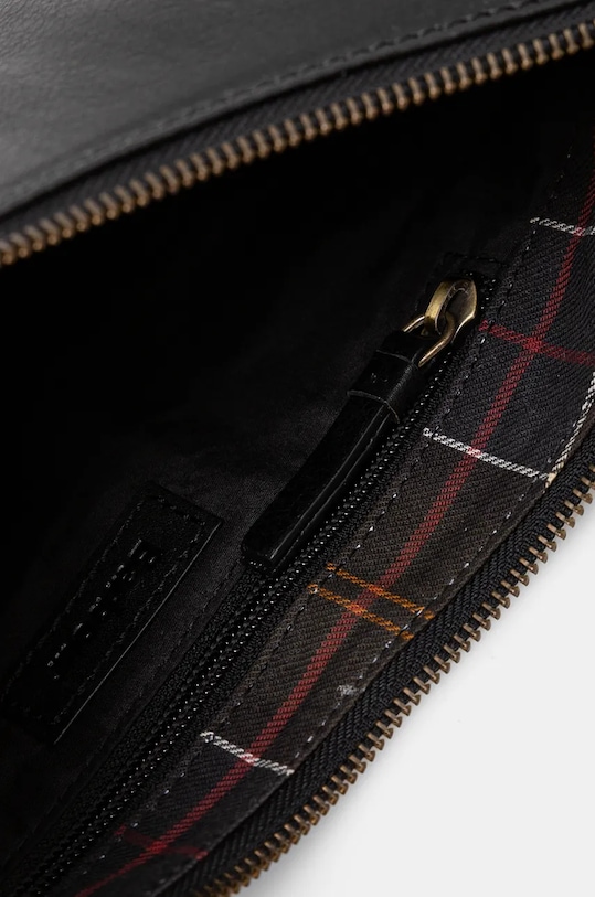Barbour torebka skórzana LBA0428 czarny