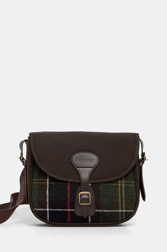 Barbour borsetta Tartan tessile marrone LBA0341