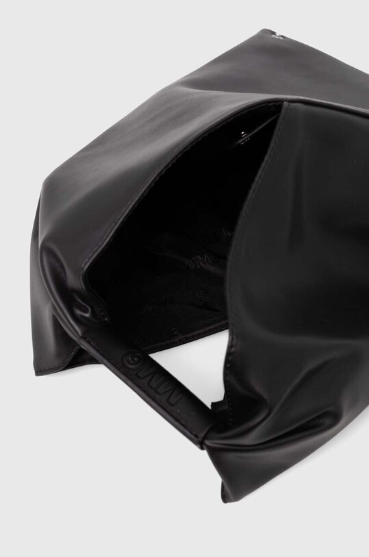 MM6 Maison Margiela torebka skórzana czarny S54WD0043.P4313