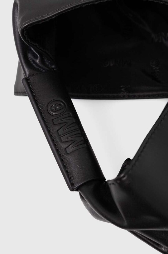 MM6 Maison Margiela torebka skórzana S54WD0043.P4313 czarny