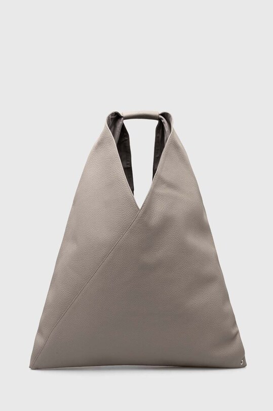 MM6 Maison Margiela torebka skórzana skóra licowa szary S54WD0039.P4344