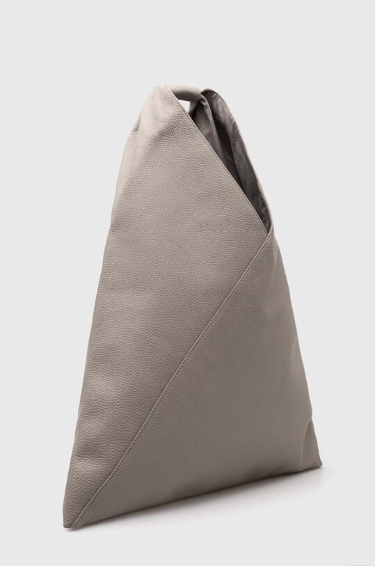 MM6 Maison Margiela torebka skórzana S54WD0039.P4344 szary AW24