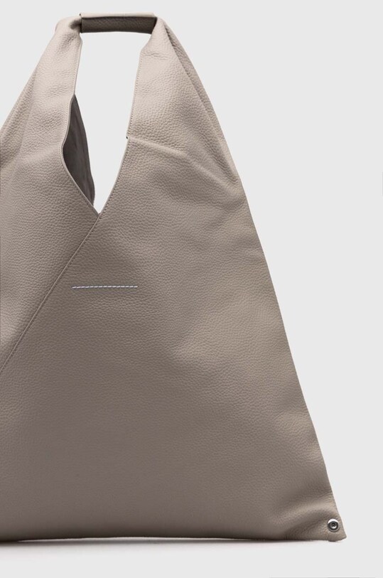 Akcesoria MM6 Maison Margiela torebka skórzana S54WD0039.P4344 szary
