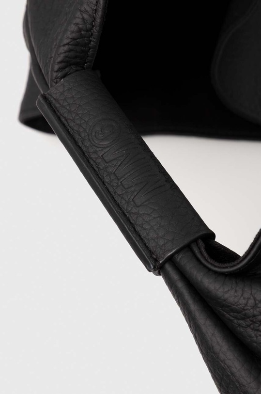 Kožená kabelka MM6 Maison Margiela čierna S54WD0039.P4344