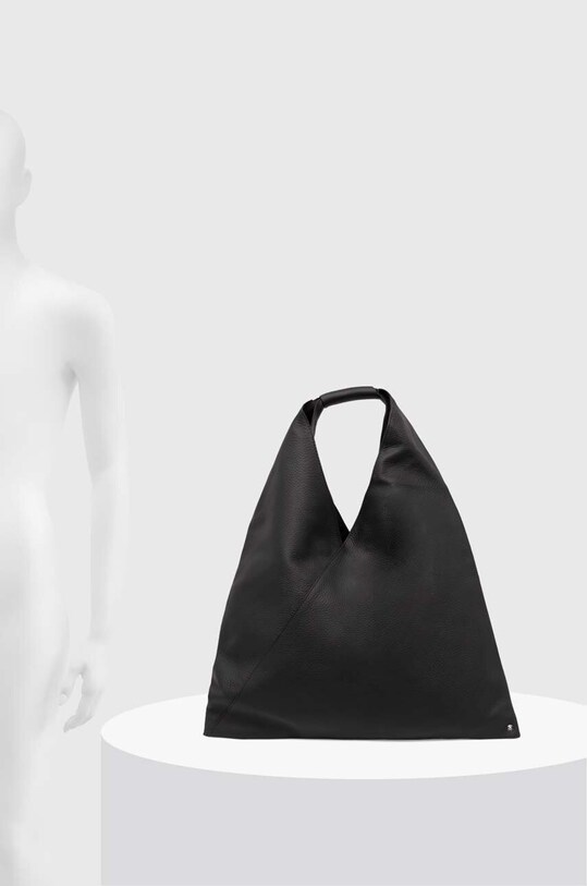 MM6 Maison Margiela poseta de piele S54WD0039.P4344 negru