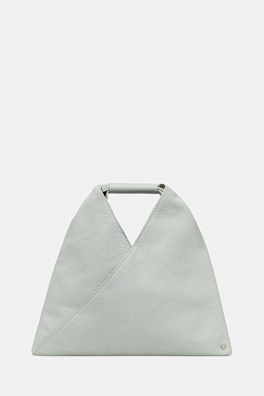 MM6 Maison Margiela torebka skórzana gładkie zielony SB6WD0013.P4344