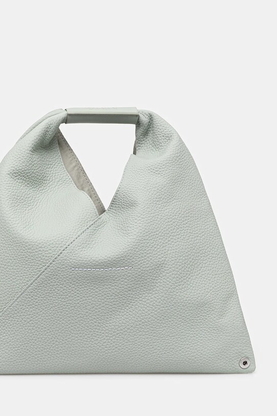 Akcesoria MM6 Maison Margiela torebka skórzana SB6WD0013.P4344 zielony