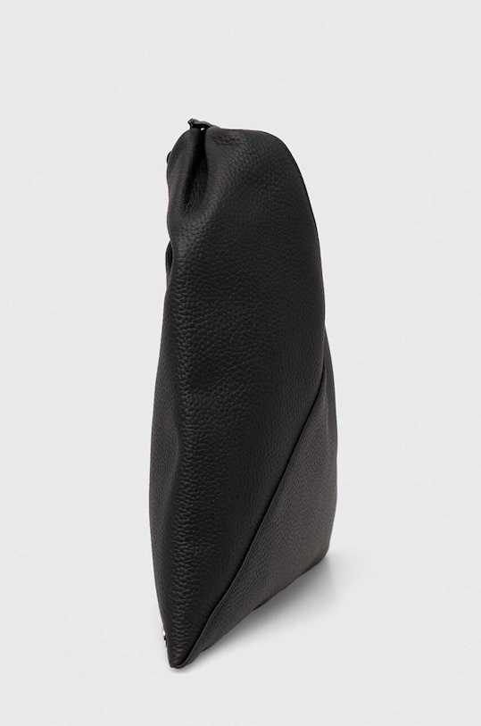 Kožená kabelka MM6 Maison Margiela SB6WD0013.P4344 čierna AA00