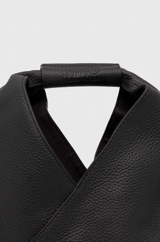 Шкіряна сумочка MM6 Maison Margiela чорний SB6WD0013.P4344
