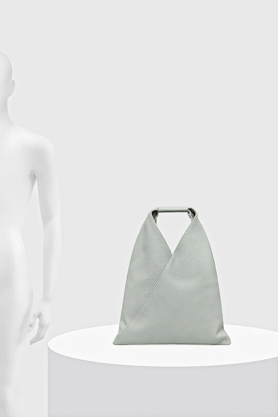 MM6 Maison Margiela torebka skórzana S54WD0043.P4344 zielony
