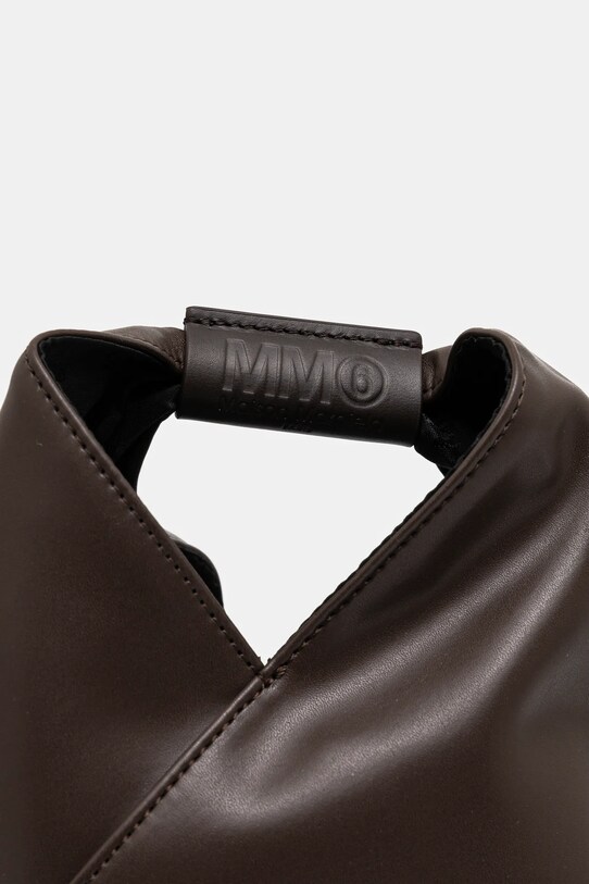 MM6 Maison Margiela geantă de piele maro SB6WD0026.P4313