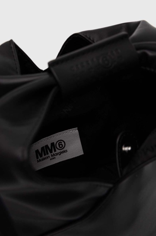 Δερμάτινη τσάντα MM6 Maison Margiela SB6WD0026.P4313 μαύρο