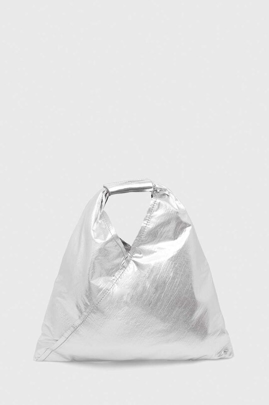 Kabelka MM6 Maison Margiela hladký stříbrná SB6WD0013.P6420