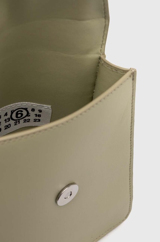 Kožená kabelka MM6 Maison Margiela SB5WG0018.P6189 zelená