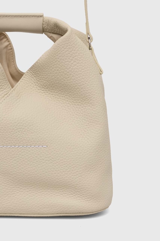 Аксесуари Шкіряна сумочка MM6 Maison Margiela SB6WD0026.P5691 бежевий