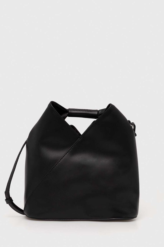 MM6 Maison Margiela torebka skóra licowa czarny SB6WD0026.P6444