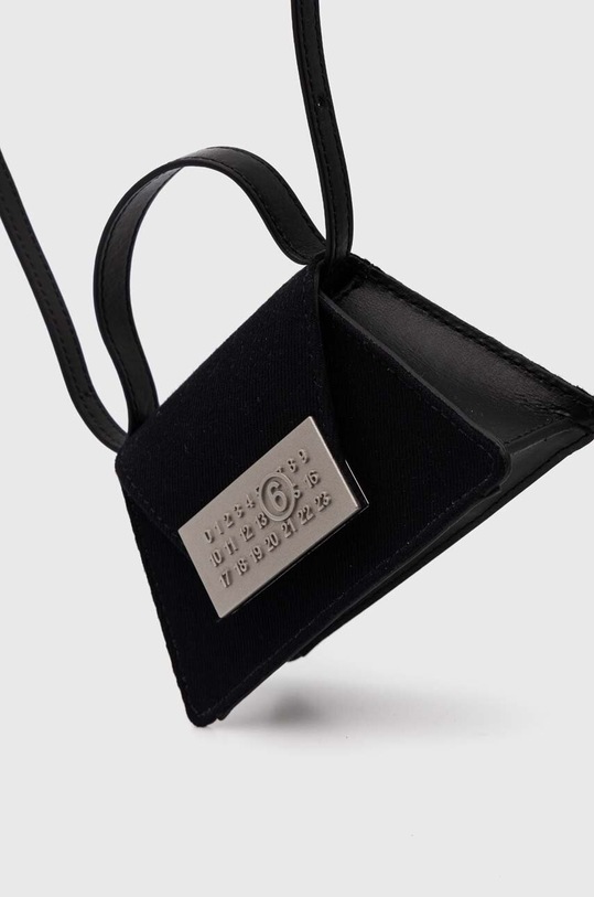 Аксесуари Шкіряна сумочка MM6 Maison Margiela SB5ZI0006.P6642 чорний