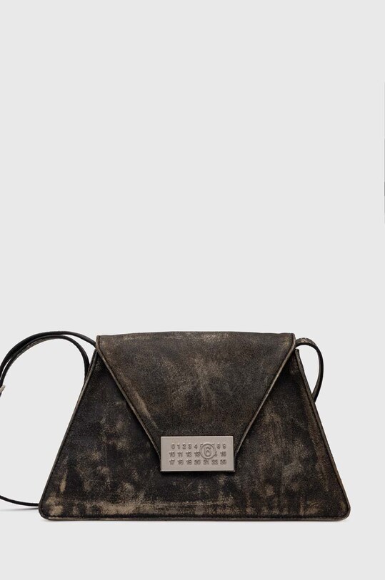 MM6 Maison Margiela poseta de piele nu incape in A4 verde SB6ZH0012.P4792