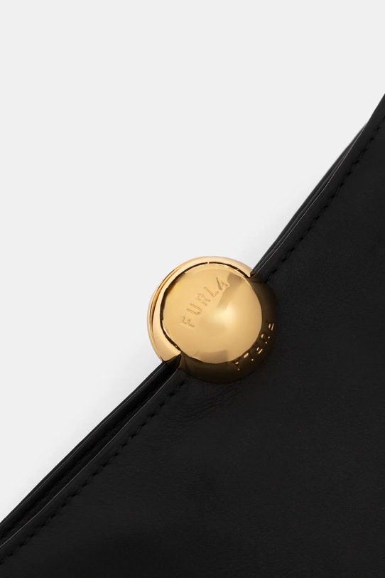 Kožená kabelka Furla čierna WB01365.BX3168.O6000