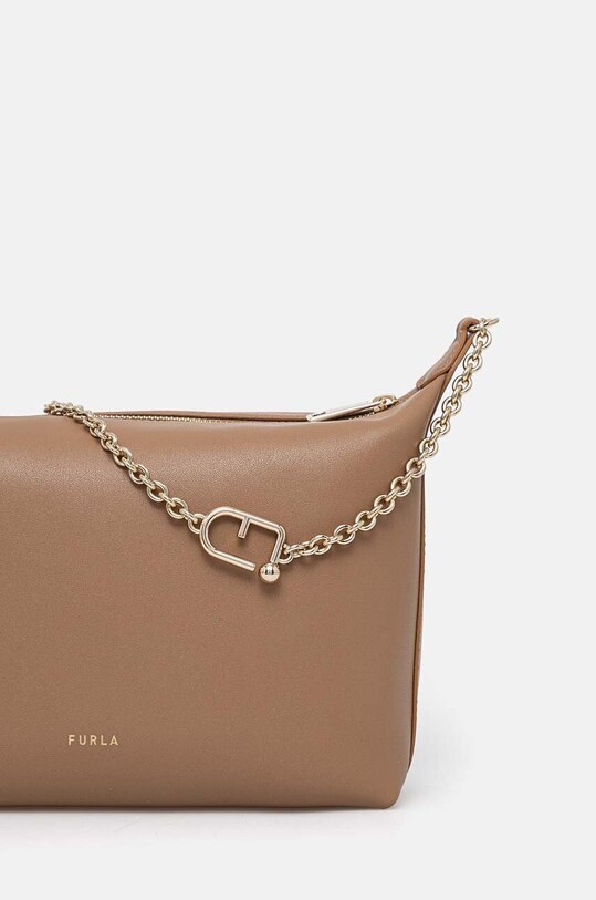 Αξεσουάρ Δερμάτινη τσάντα Furla WE00662.BX3104.YU500 μπεζ