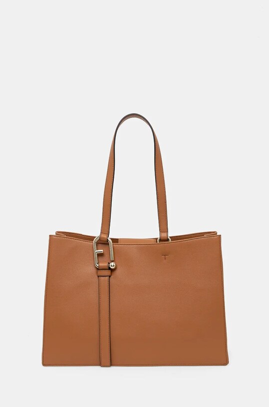 Кожаная сумочка Furla кожа бежевый WB01371.BX2045.RY000