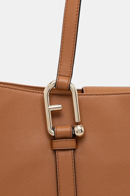 Кожаная сумочка Furla бежевый WB01371.BX2045.RY000