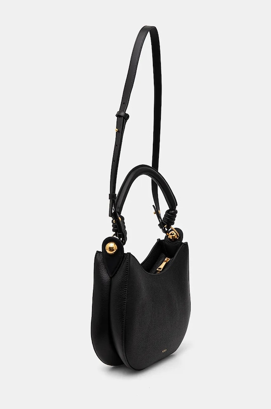 Кожена чанта Furla WB01489.BX0176.O6000 черен AW24