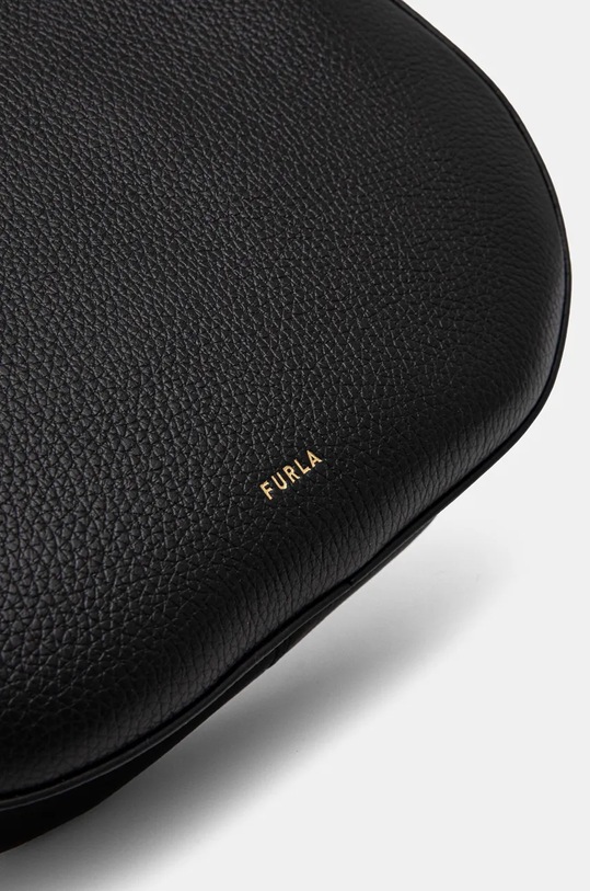 Кожена чанта Furla черен WB01489.BX0176.O6000