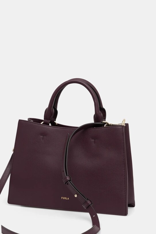 Doplnky Kožená kabelka Furla WB01336.BX2045.2516S fialová