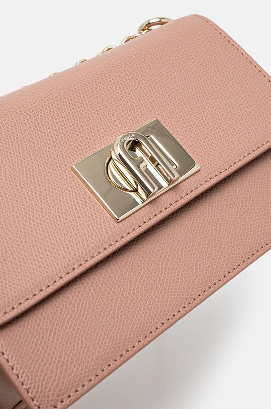 Kožená kabelka Furla béžová BAFKACO.ARE000.3378S