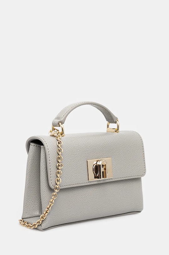 Furla poseta de piele WE00423.ARE000.3291S gri AW24