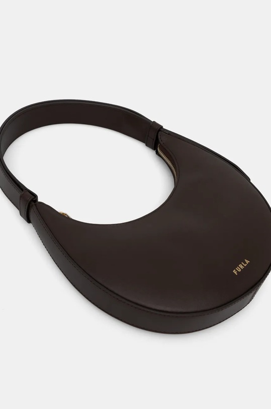 Kožená kabelka Furla hnedá WE00649.AX0733.2460S