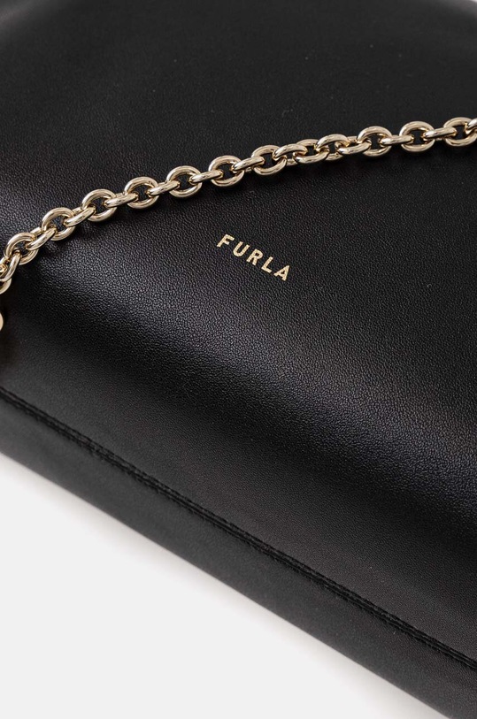 Kožená kabelka Furla černá WE00662.BX3104.O6000