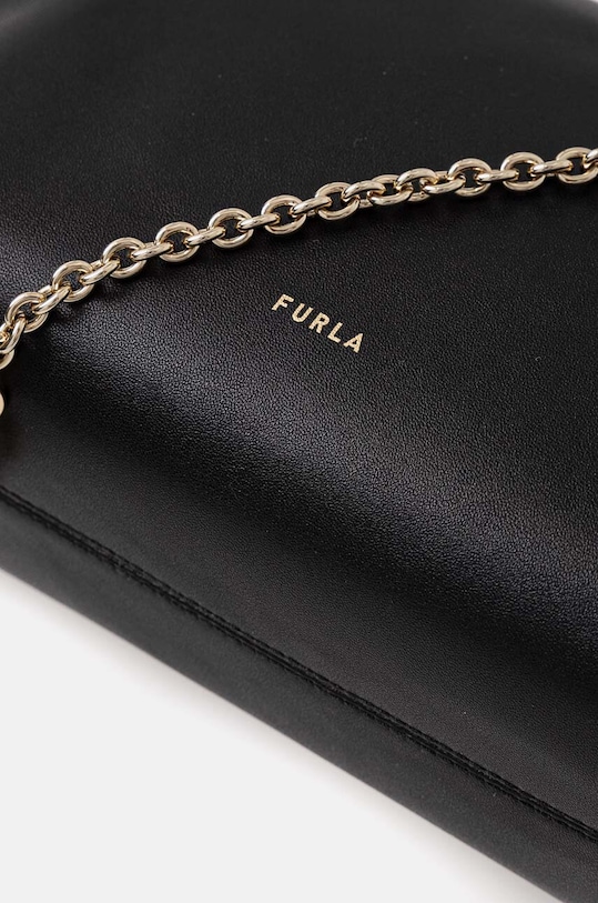 Kožená kabelka Furla černá WE00662.BX3104.O6000