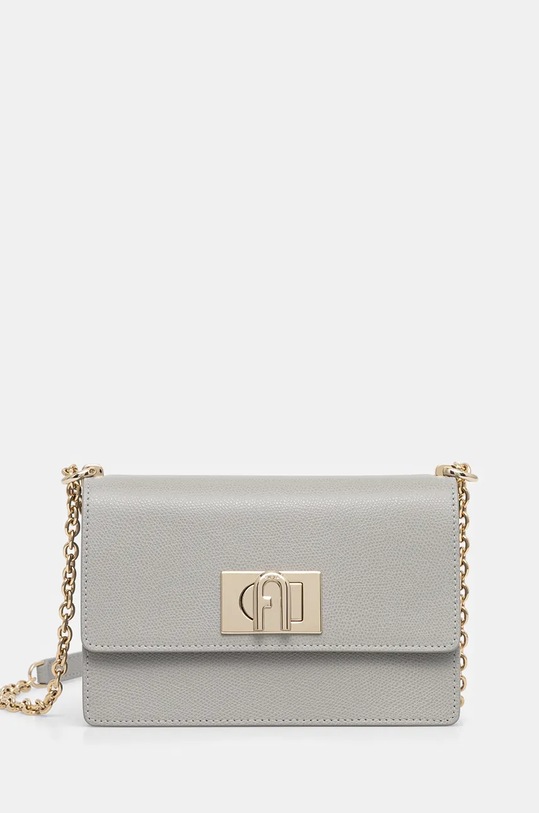 Кожаная сумочка Furla кожа серый BAFKACO.ARE000.3291S