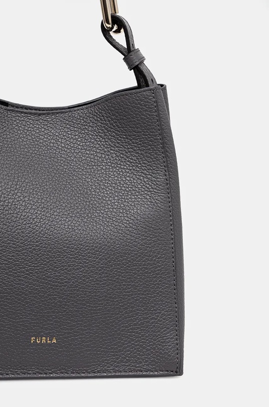 Kožená kabelka Furla sivá WB01373.HSF000.2269S
