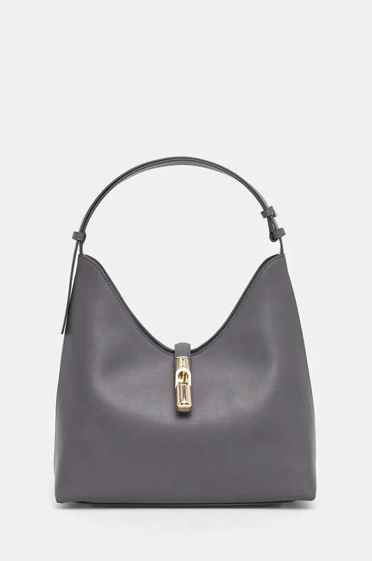 Furla borsa a mano in pelle pelle fiore grigio WB01499.BX3104.2269S